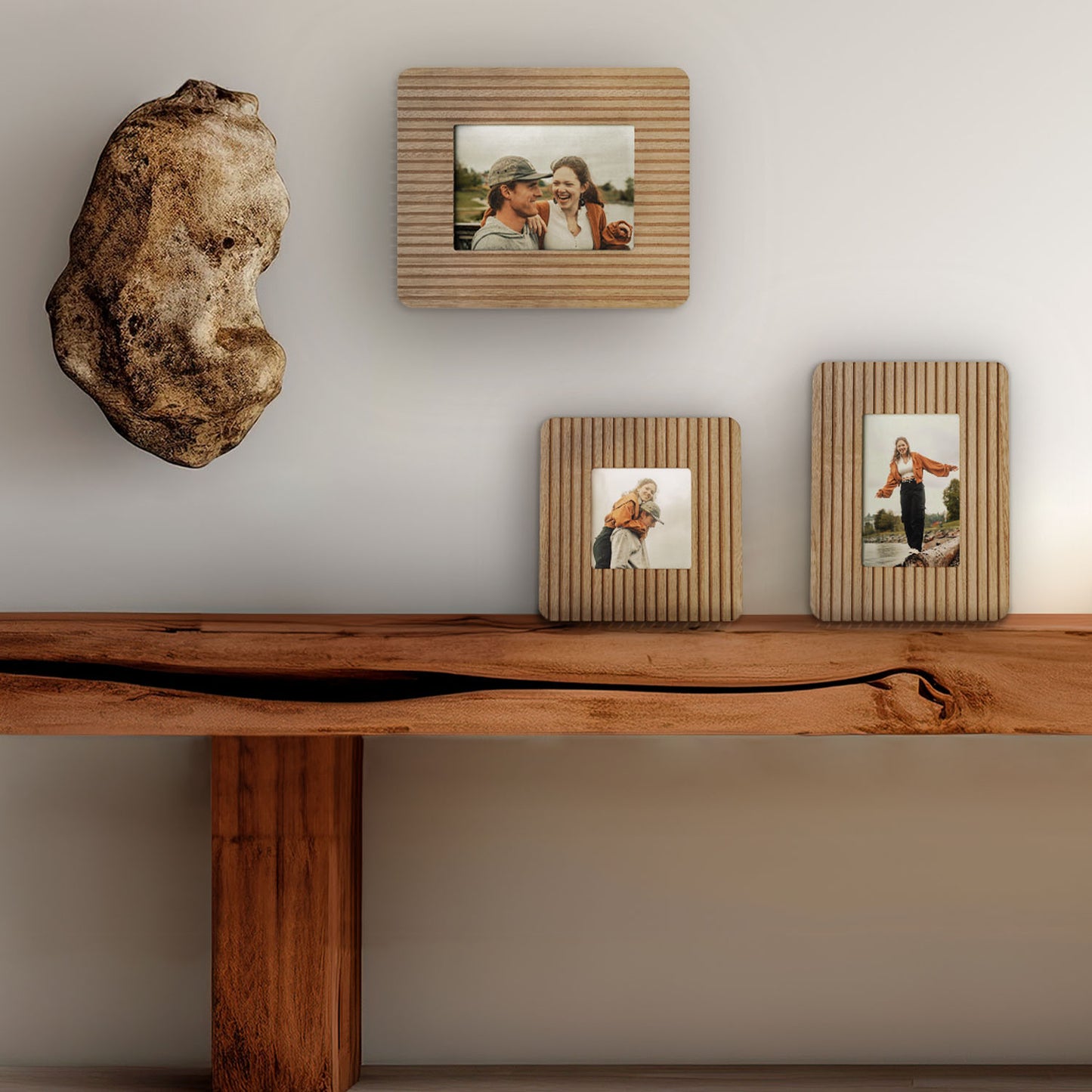 Triptych of Memories 3-Piece Box Top Photo Frame Set