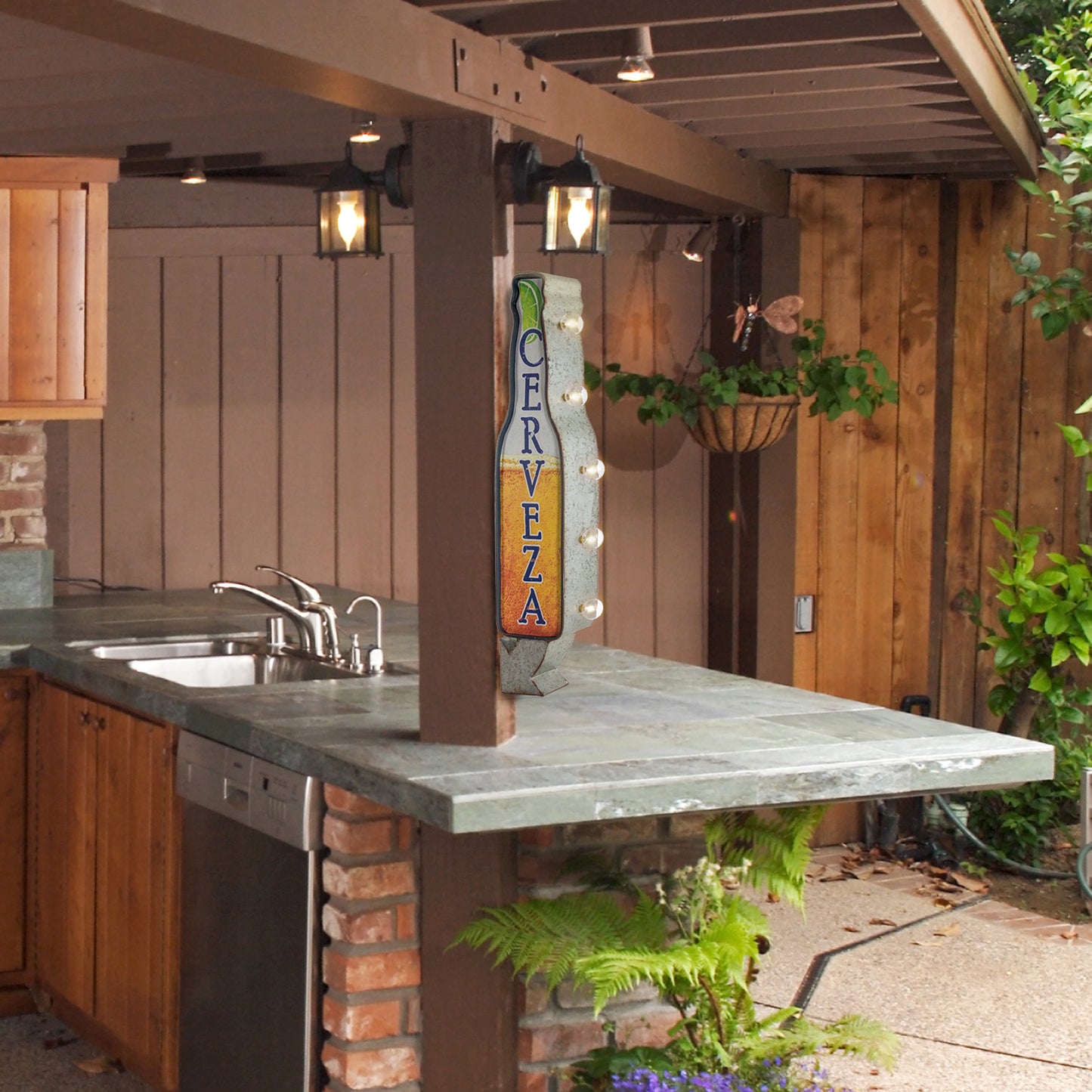 Vintage Cerveza Beer LED Marquee Sign