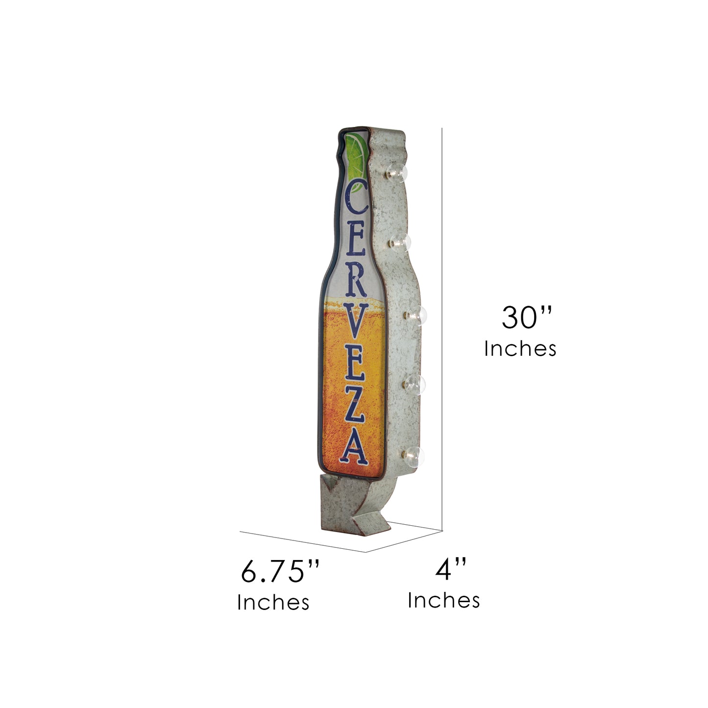 Vintage Cerveza Beer LED Marquee Sign