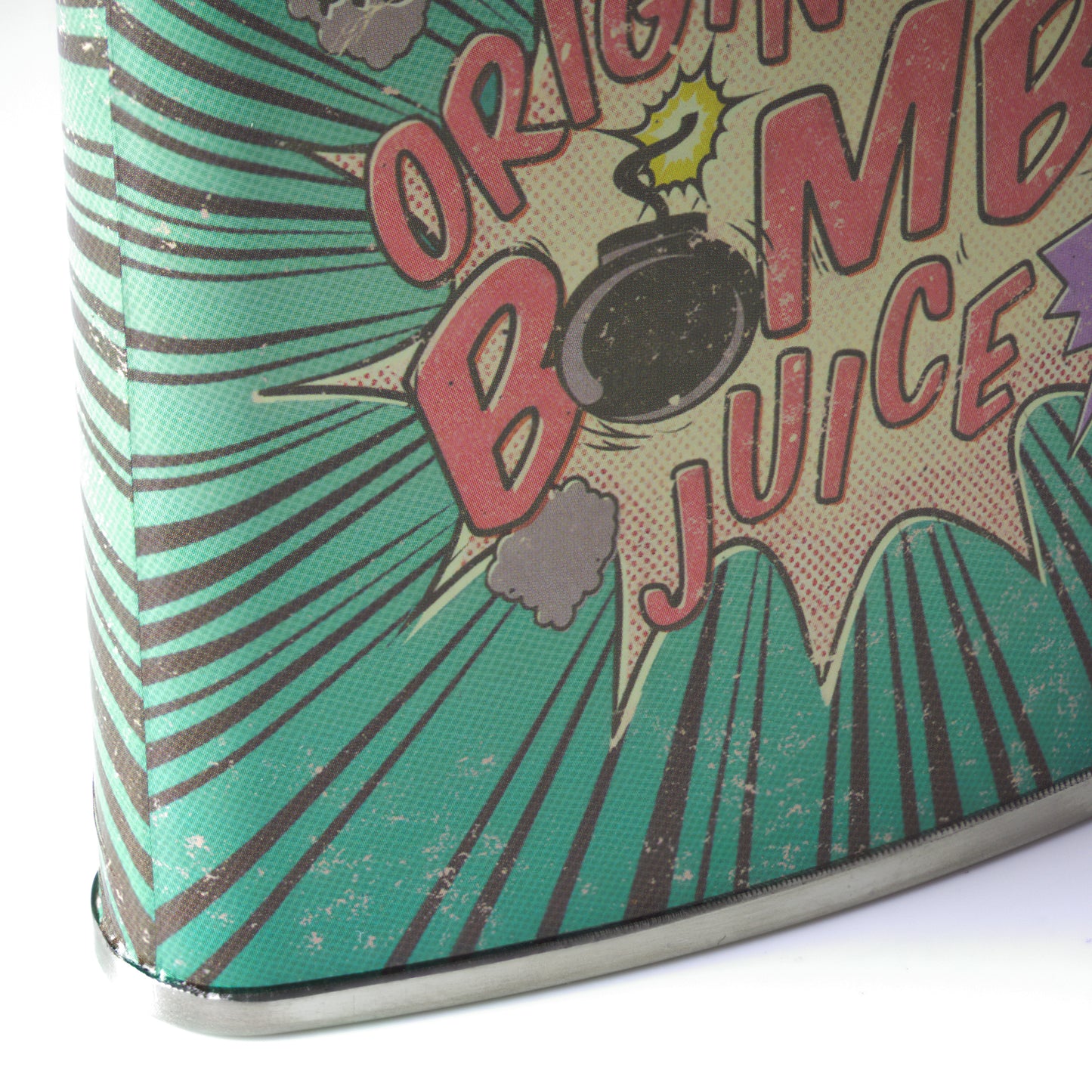 Original Bomb Juice Stainless Steel 8 oz Liquor Flask