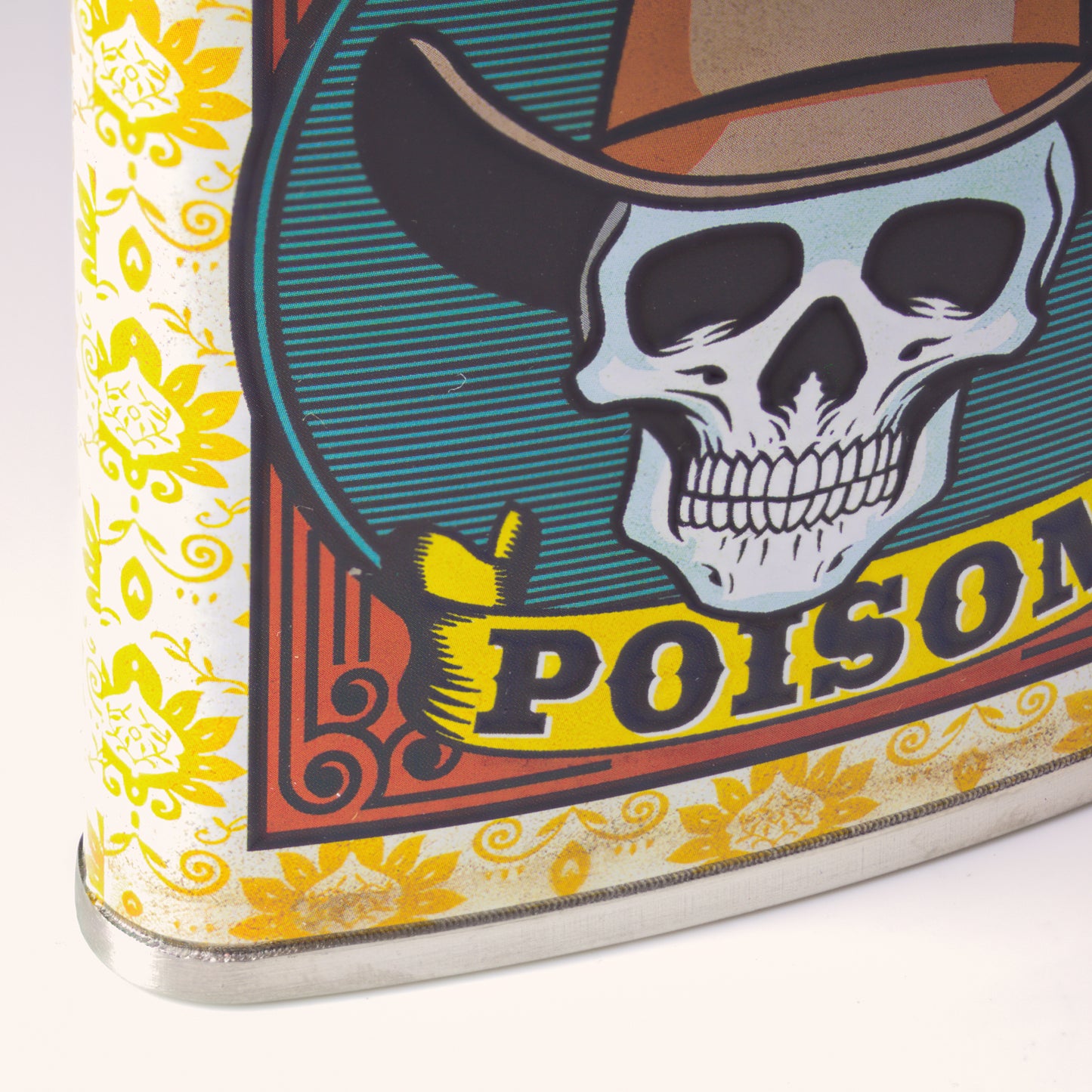 Pick Your Poison Stainless Steel 8 oz Liquor Flask
