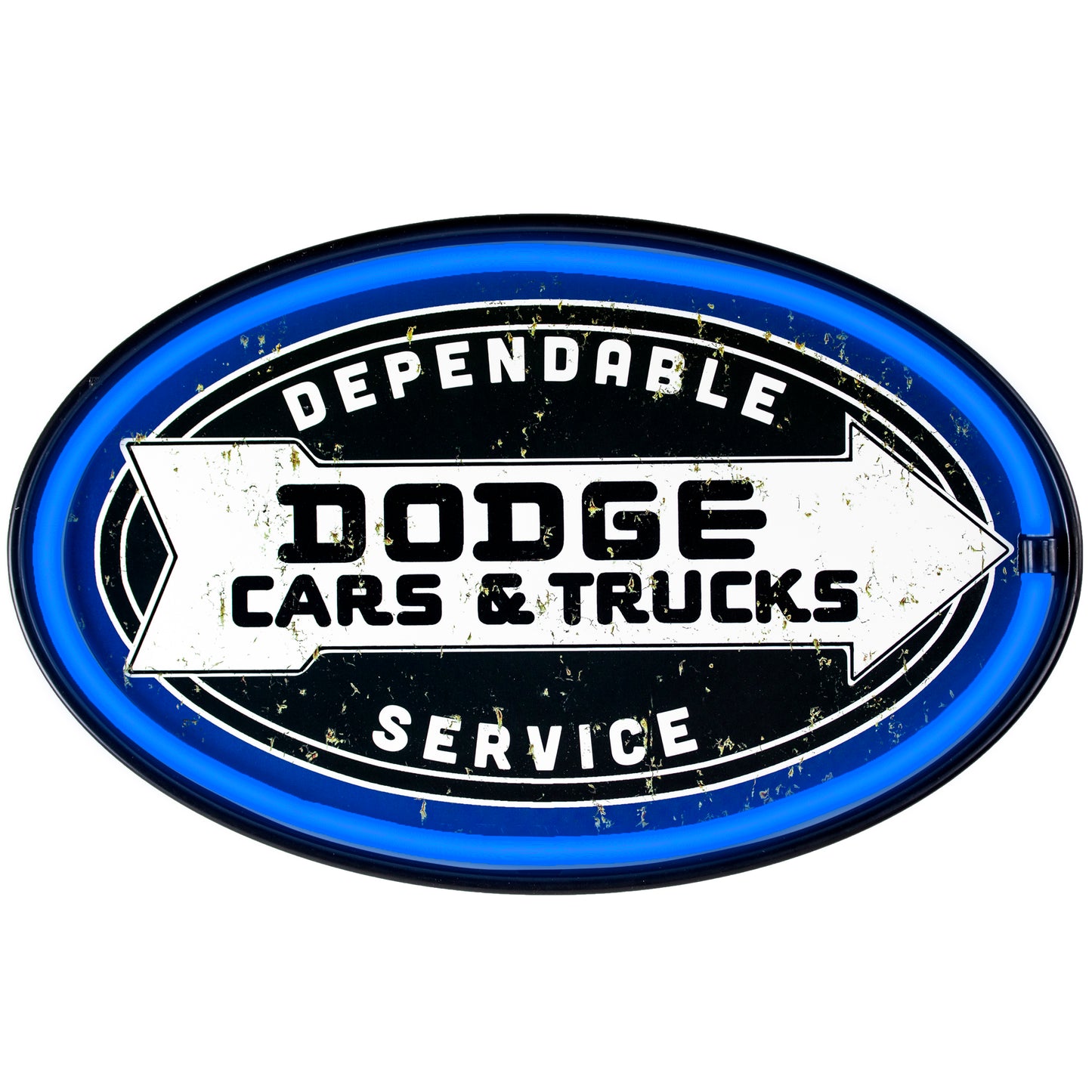 Officially Licensed Dodge Cars & Trucks Neon LED Light Sign (10.25” x 16.25”)