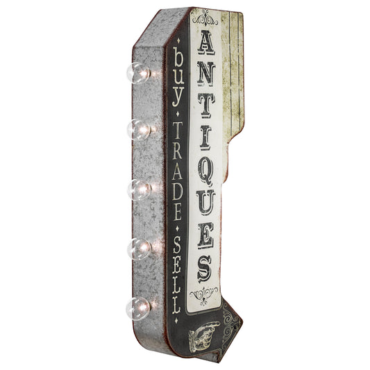 Antiques Buy Trade Sell Vintage LED Marquee Arrow Sign