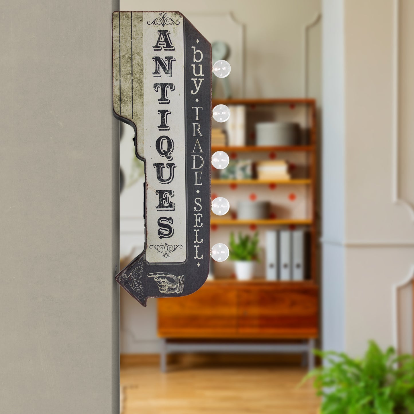 Antiques Buy Trade Sell Vintage LED Marquee Arrow Sign