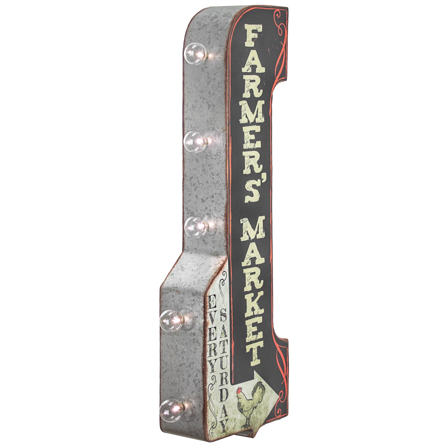 Farmer's Market Vintage LED Marquee Sign