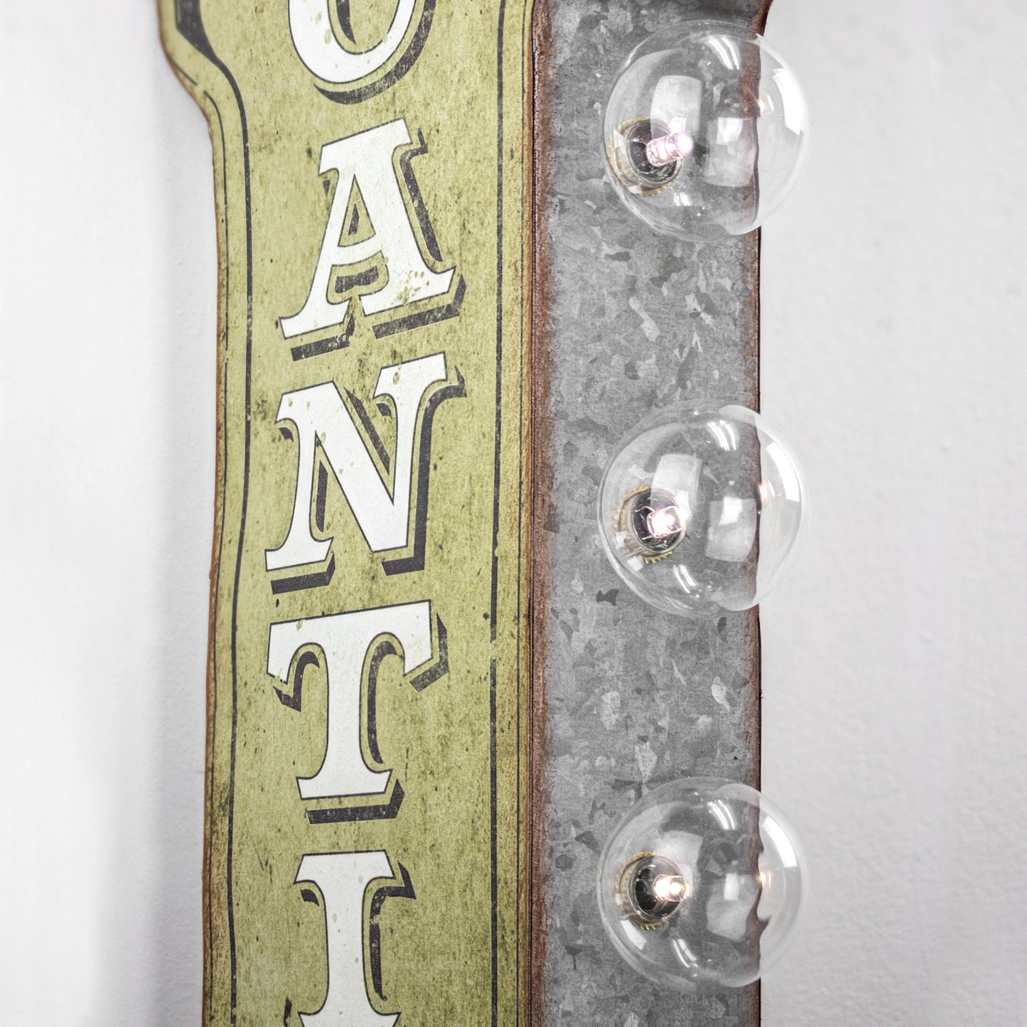 Mercantile Vintage LED Sign