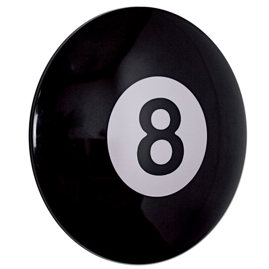 Eight (8) Ball 15" Dome Metal Sign