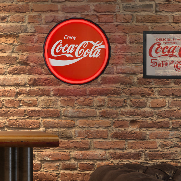 Licensed Enjoy Coca Cola LED Sign – AmericanArtDecor.com