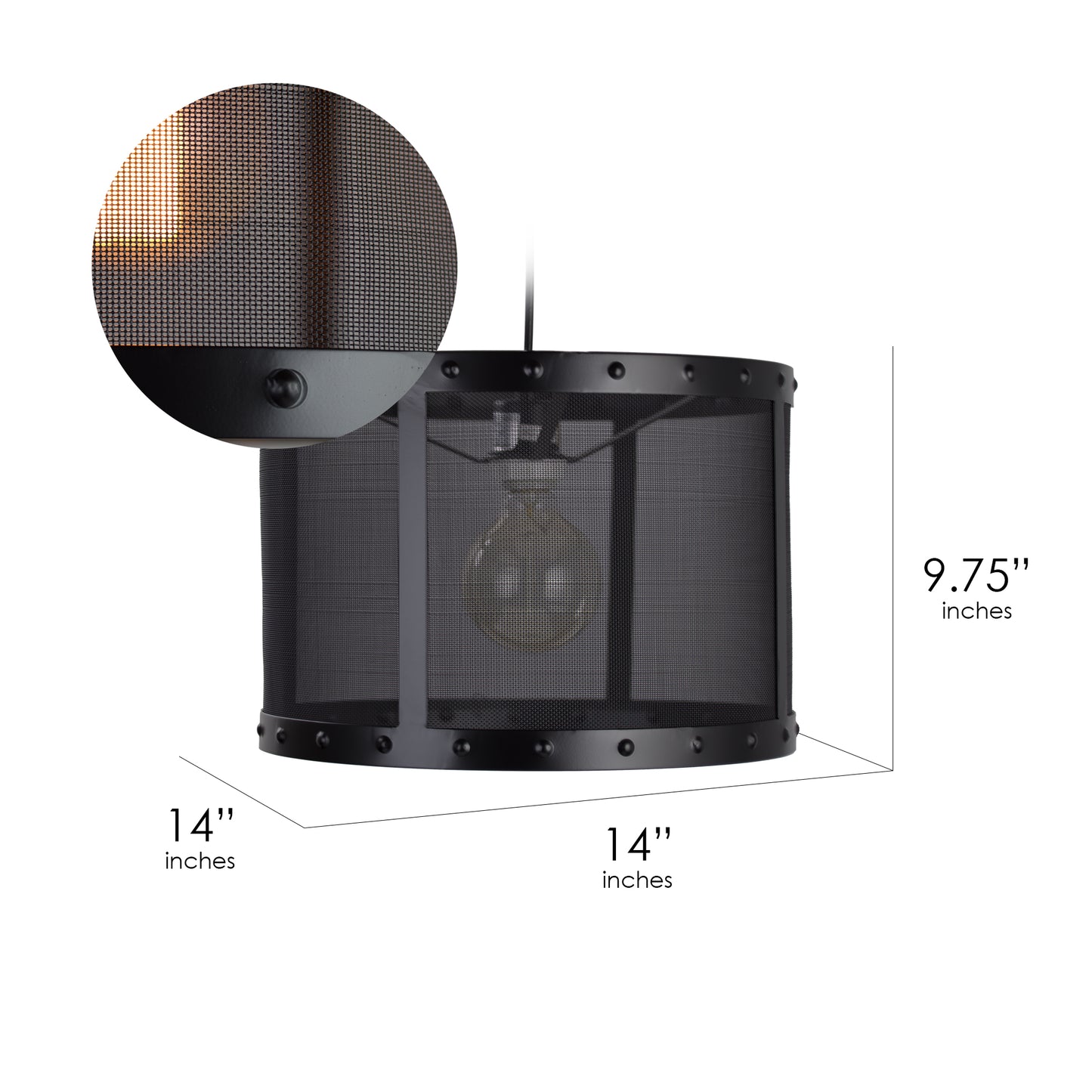 Industrial Black Metal Pendant Lighting