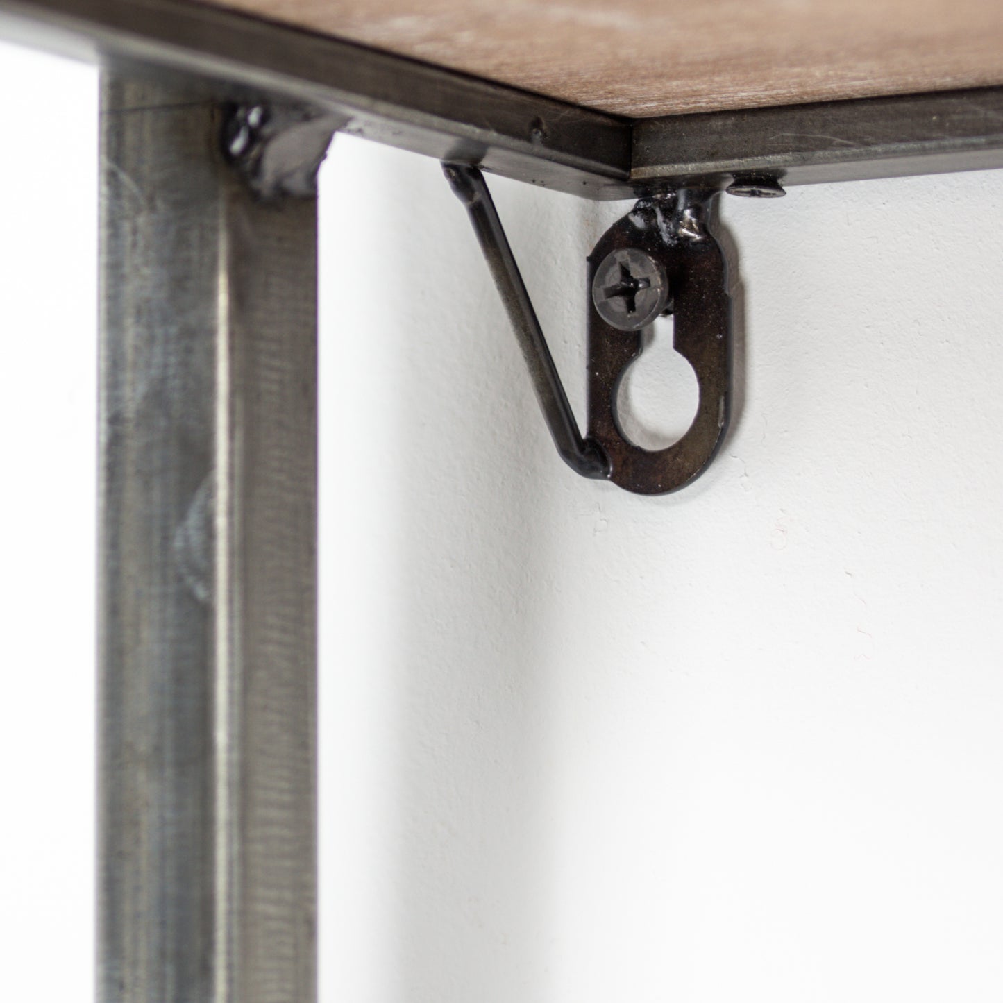 Rustic Hanging Two Shelves Rack