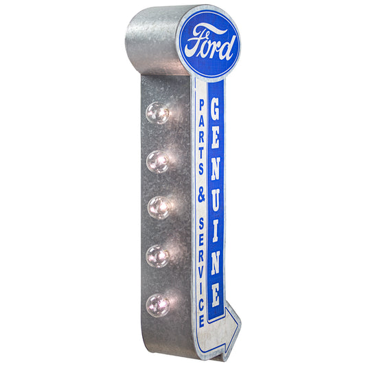 Officially Licensed Vintage Ford Parts & Services LED Marquee Sign