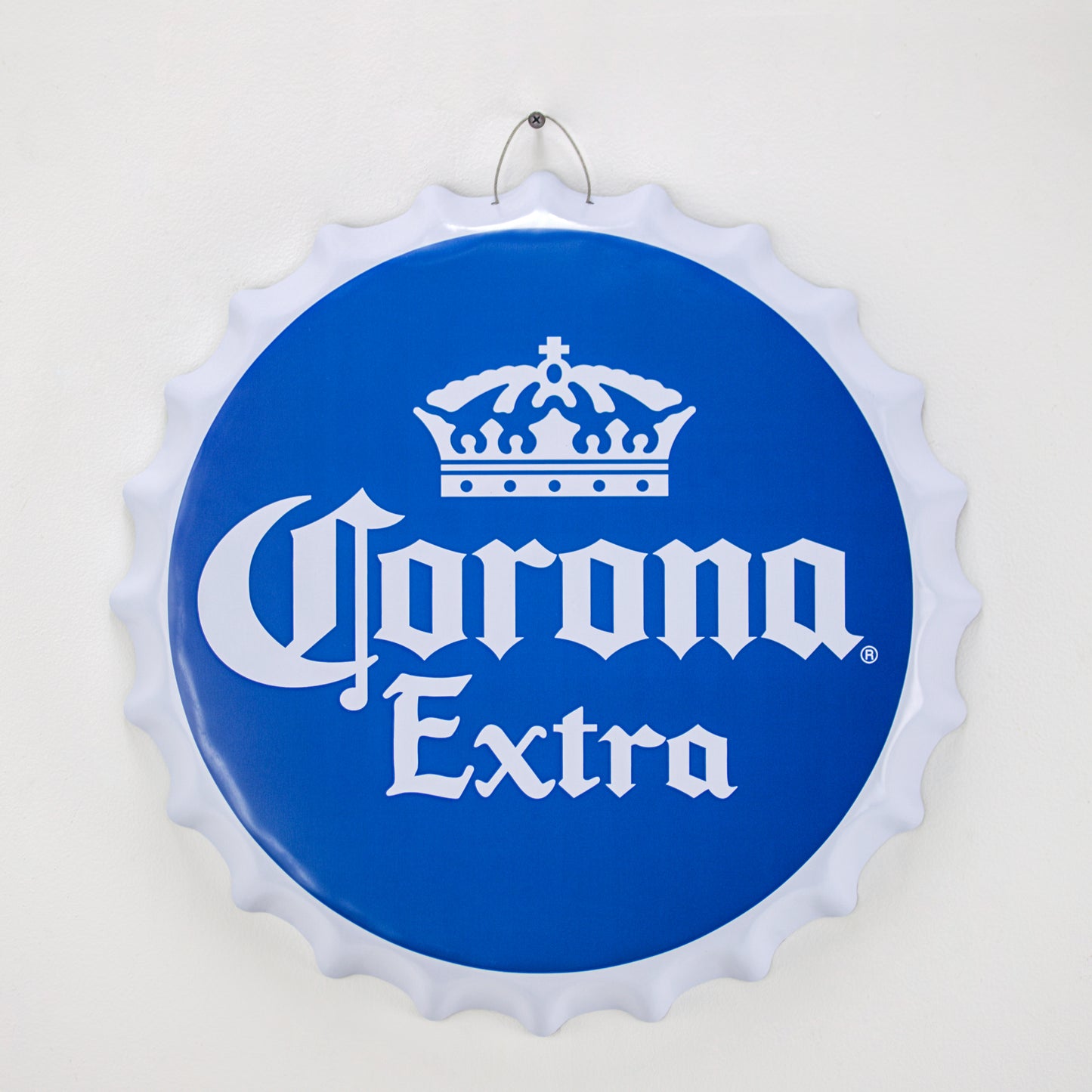Corona Extra Bottle Cap Metal Sign (16")