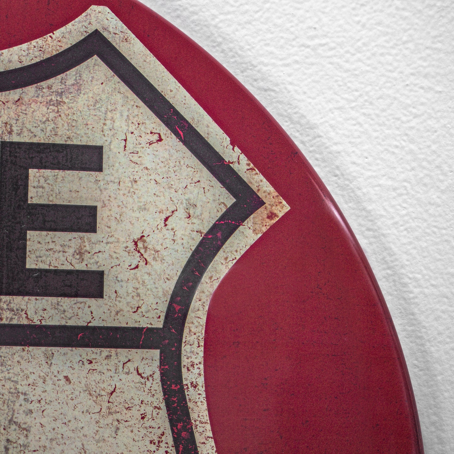 Route 66 Dome Metal Sign (15")