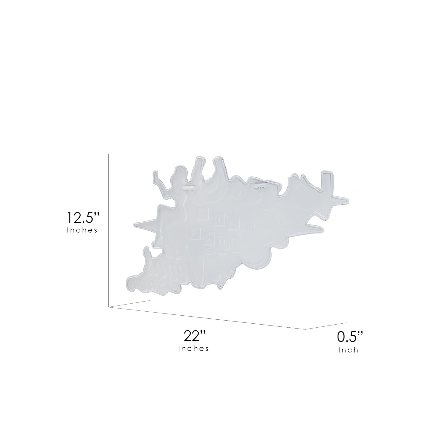 Viva Las Vegas Lady Luck Embossed Metal Sign