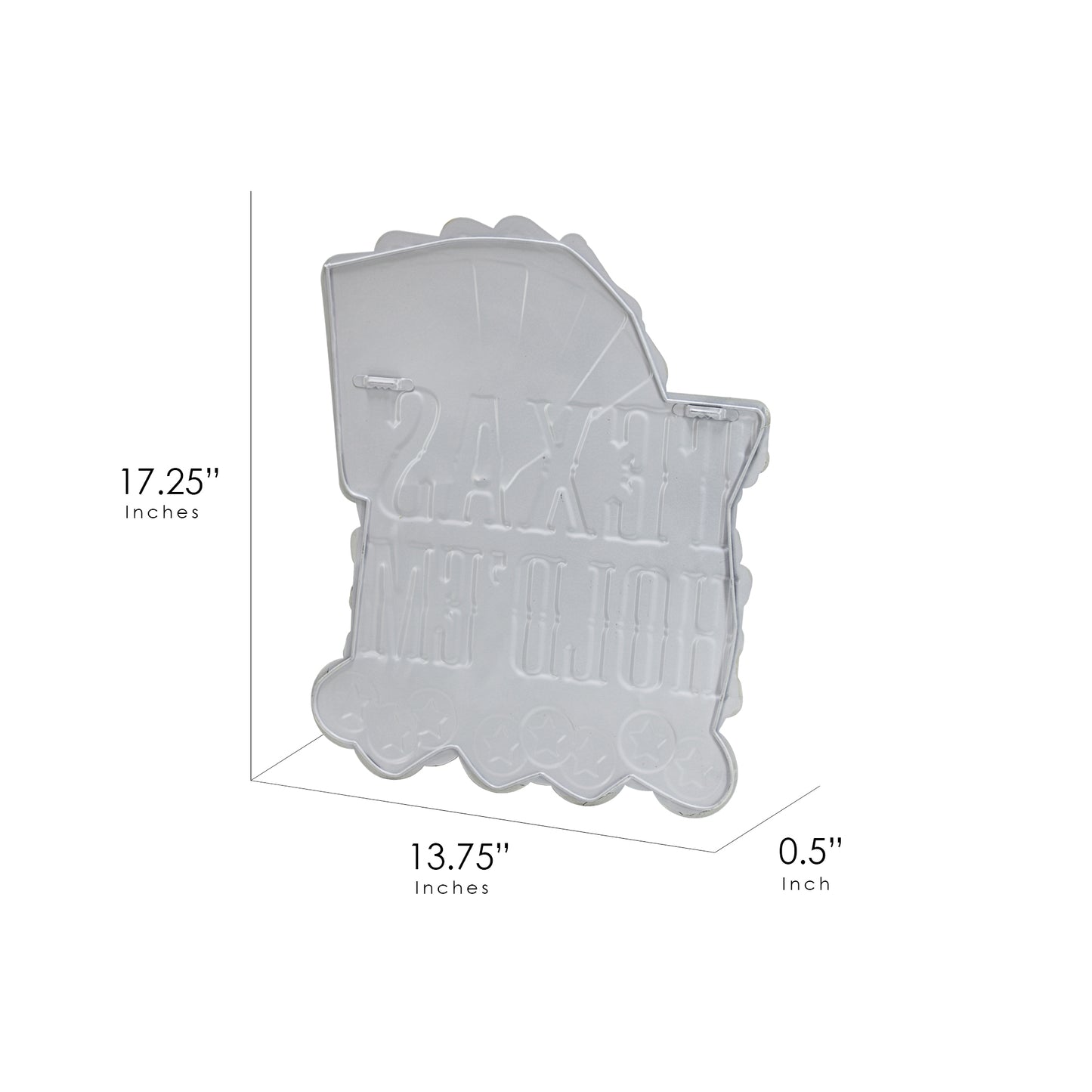 Texas Hold'em Embossed Metal Sign