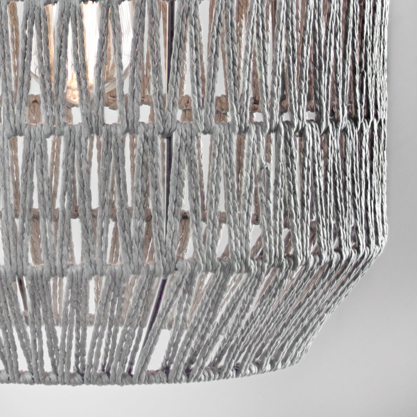 Woven Rope Hanging Pendant Lamp