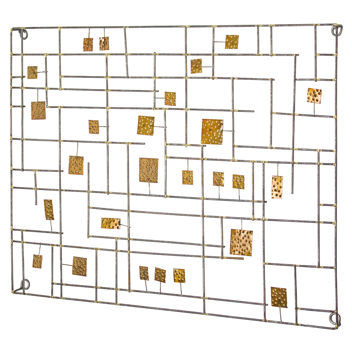 Abstract Metal Wall Decor by B.J. Keith (28" x 21")