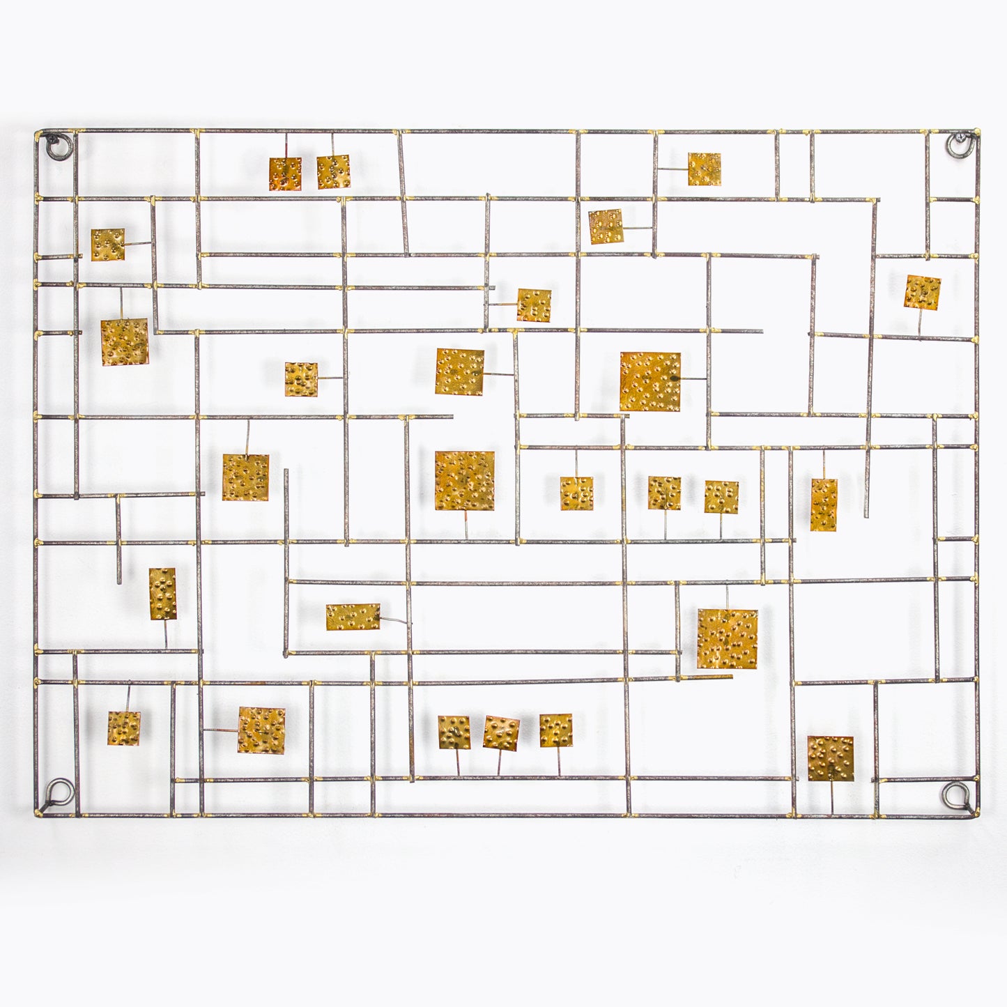 Abstract Metal Wall Decor by B.J. Keith (28" x 21")
