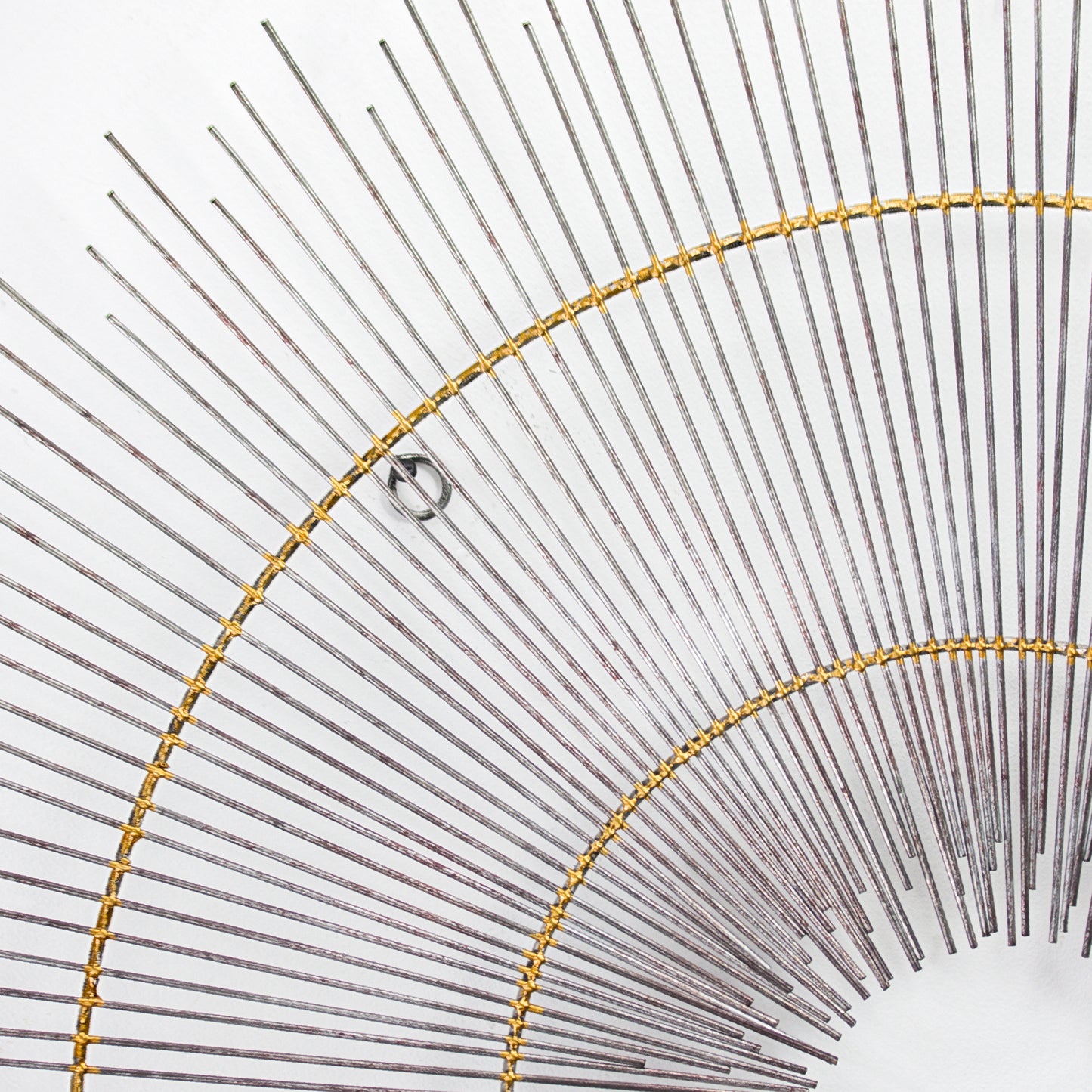 Metal Starburst Sunburst Wall Decor Sculpture by B.J. Keith (36")