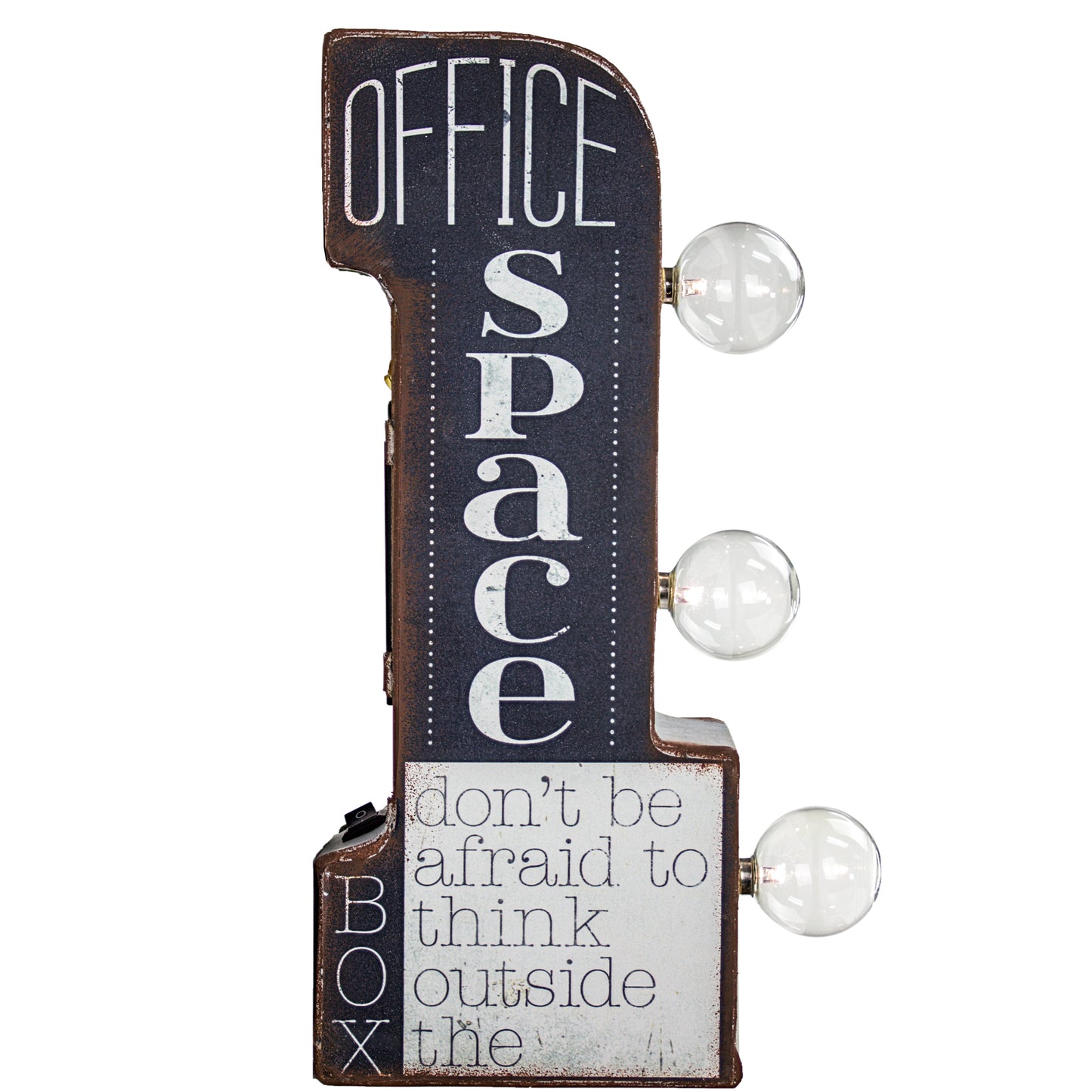 Office Space Vintage Mini LED Marquee Sign (12”)