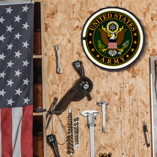 United States Army LED Neon Light Sign (12.5”)