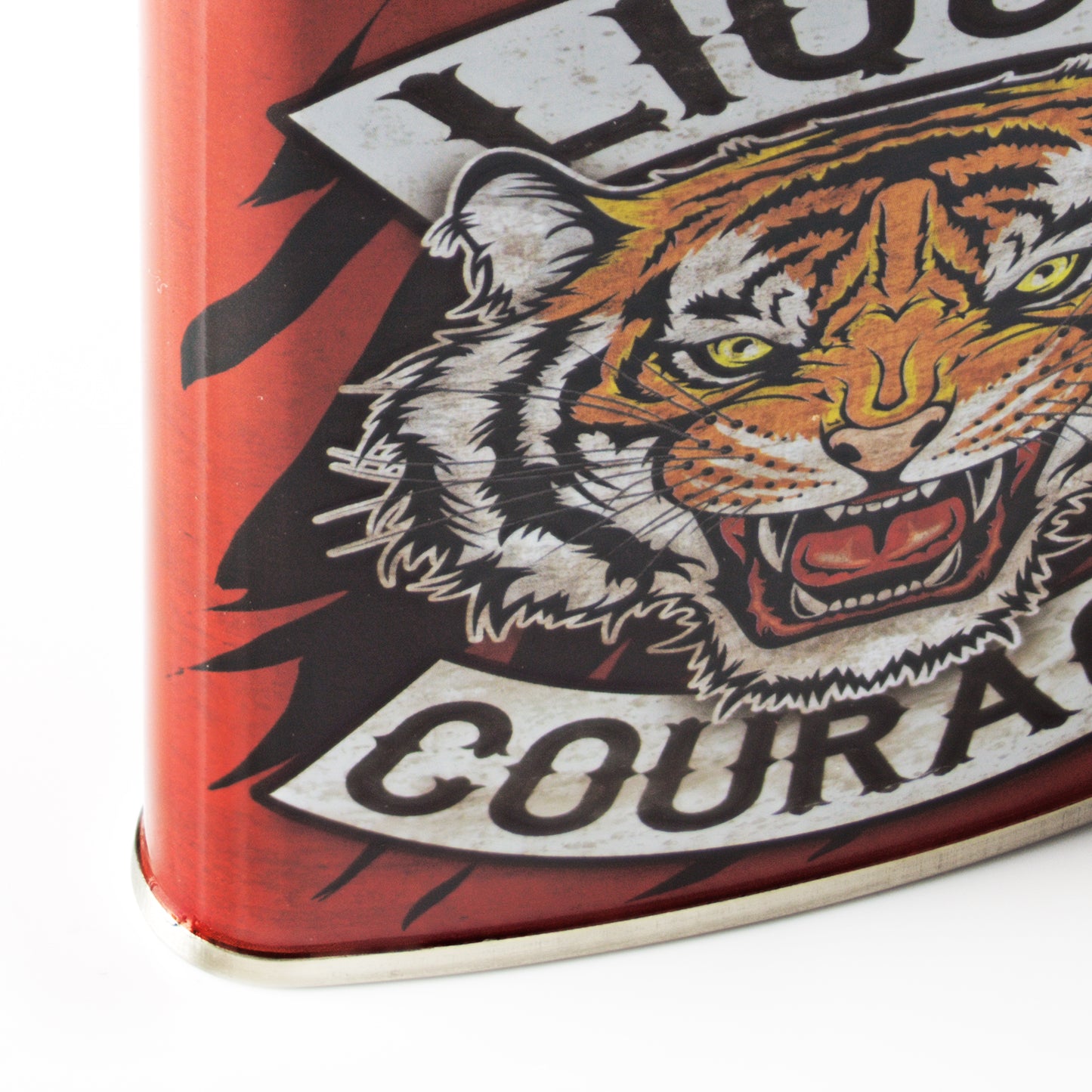 Liquid Courage Stainless Steel 8 oz Liquor Flask
