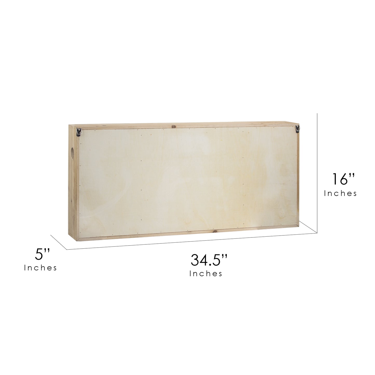 Wall Mounted Wooden Wine Rack & Cork Holder (16” x 34.5”)