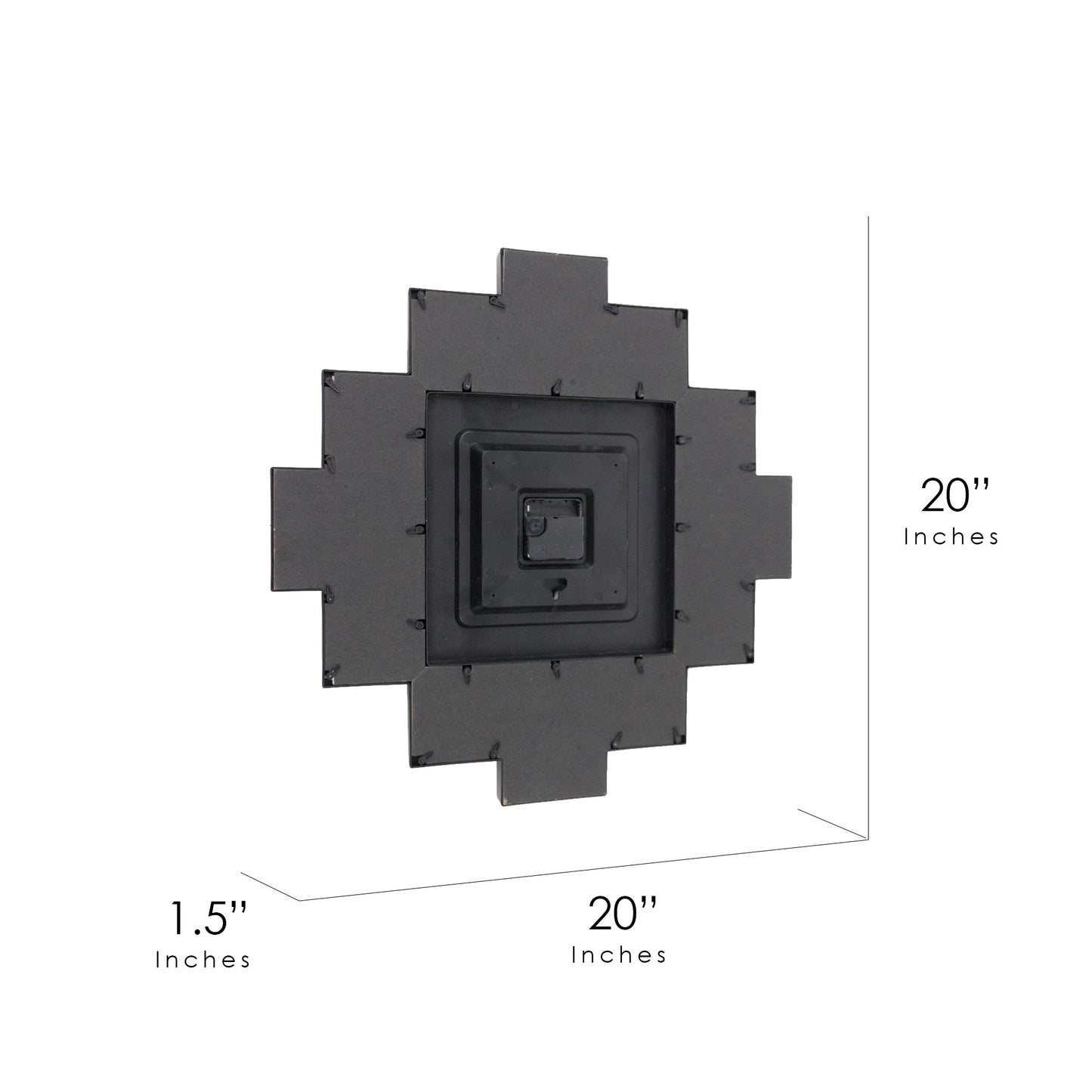 Black "Memories by the Minute" Picture Frame Wall Collage Clock