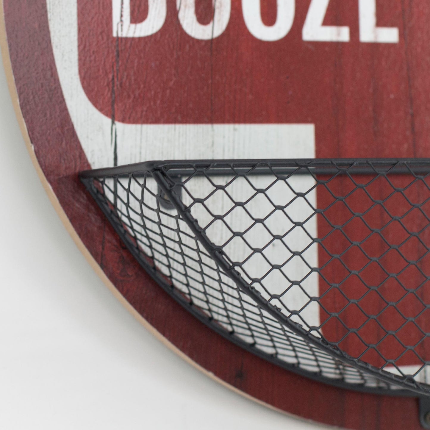 Rustic Vintage 'Booze Patrol' Bottle Opener & Cap Catcher - 14"