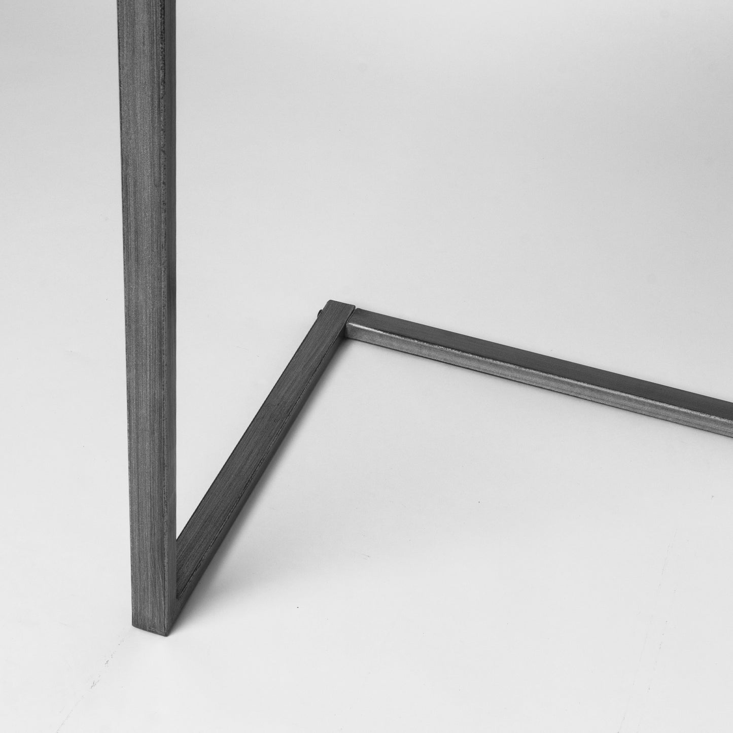 Silver Portable, & Compact C-Shaped Desk