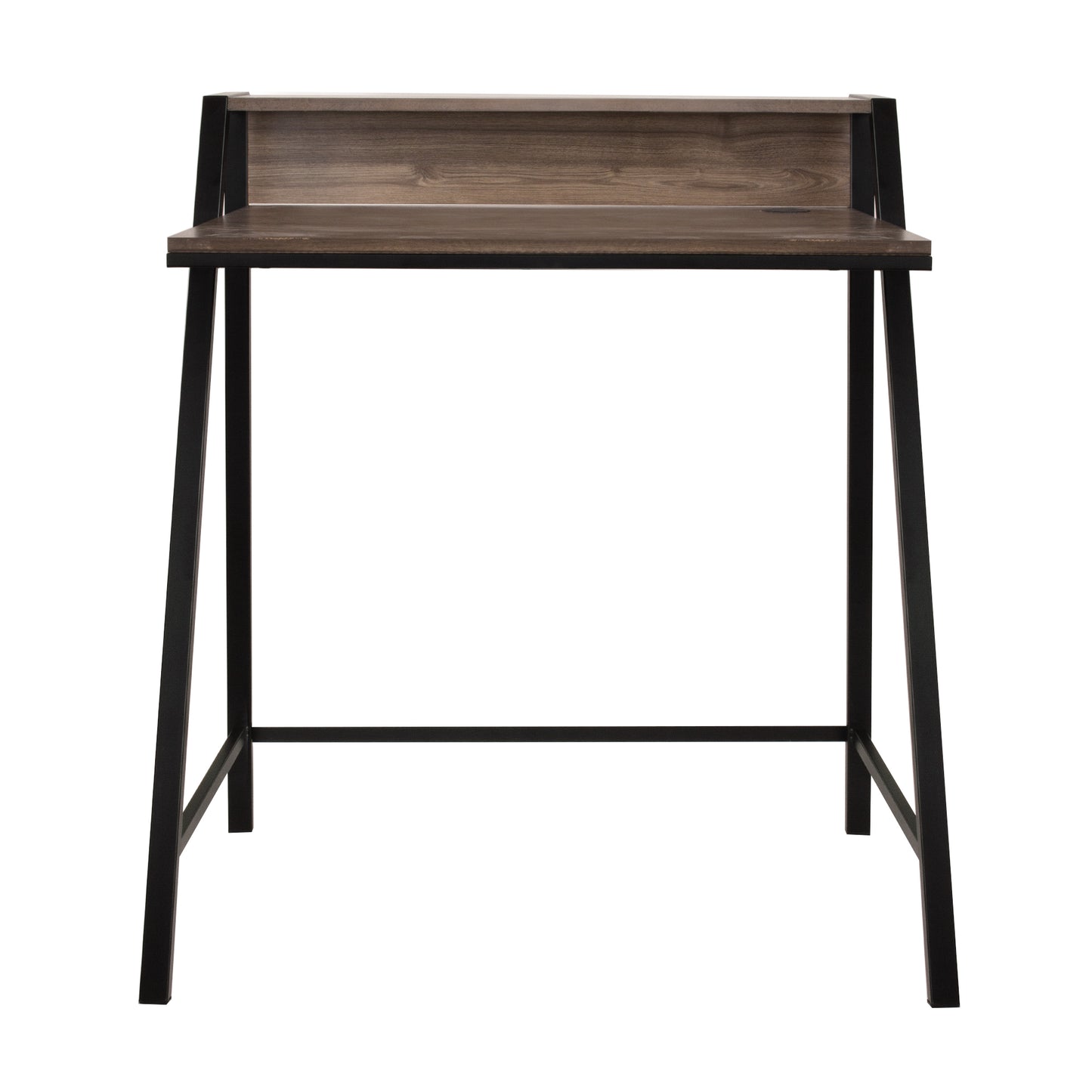 Wooden Home Office Desk with Mini Hutch