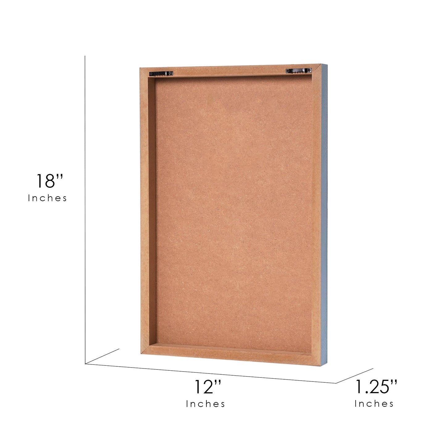 Wildflowers III Box Top Wood Wall Art Print - 12" x 18"