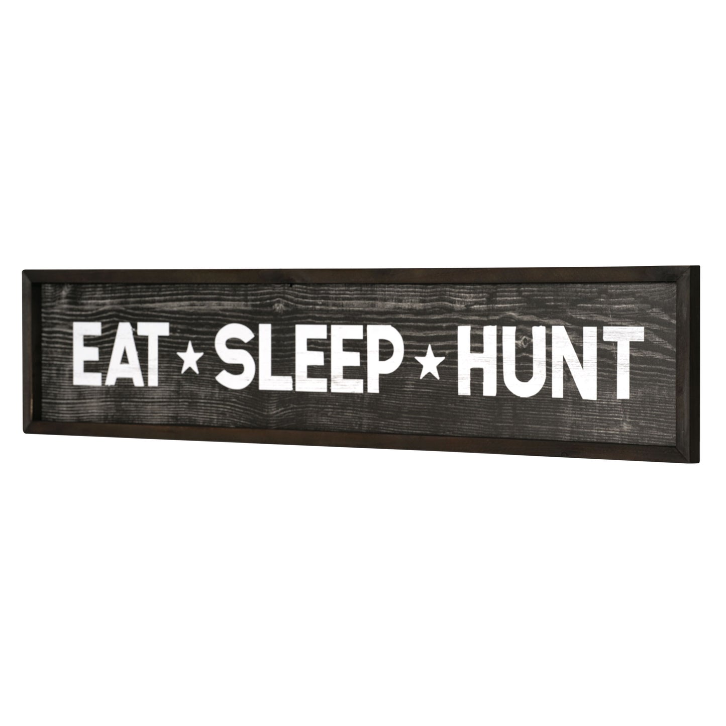 Eat, Sleep, Hunt Wood Novelty Wall Sign - 36" x 8"