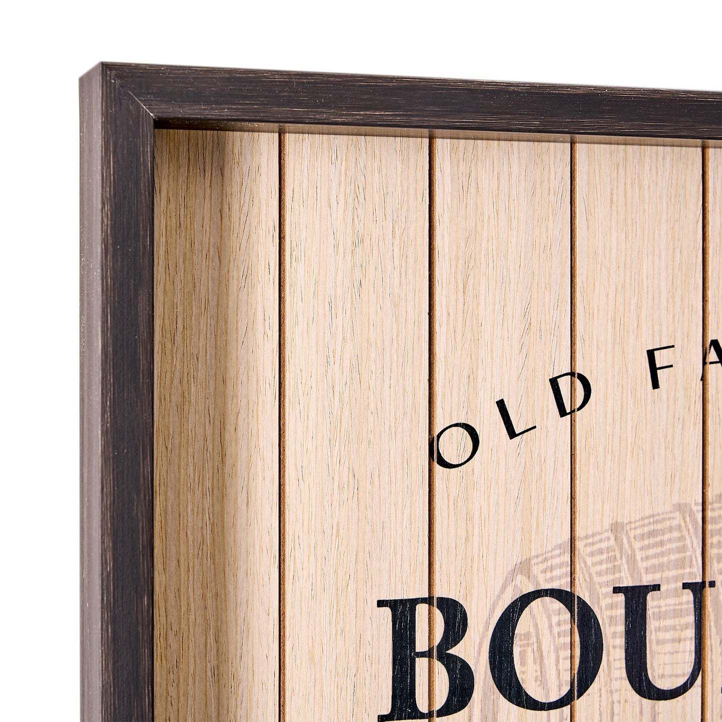 Framed Good Times Bourbon Bar Wall Decor
