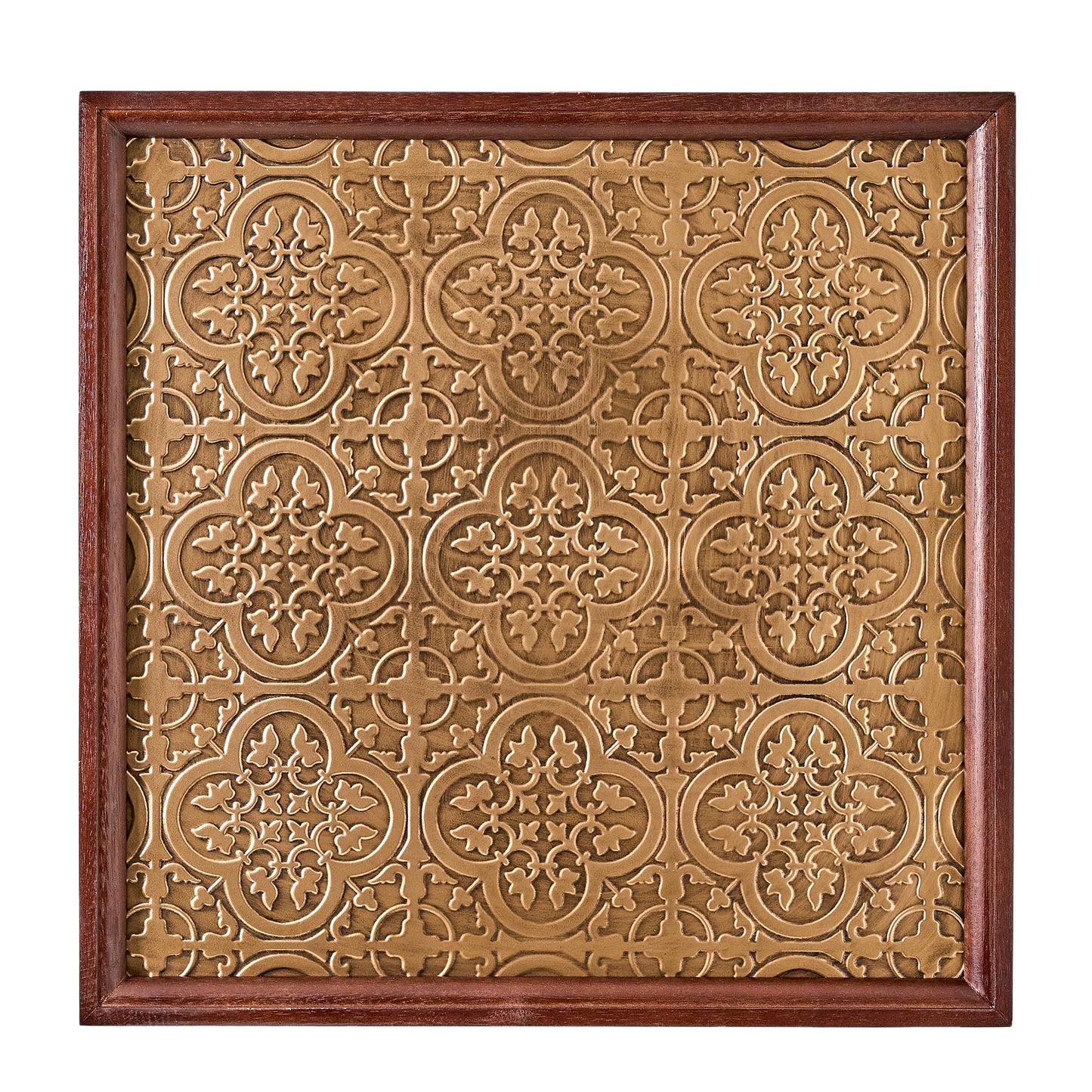 Framed Decorative Bar Ceiling Tile in Gold