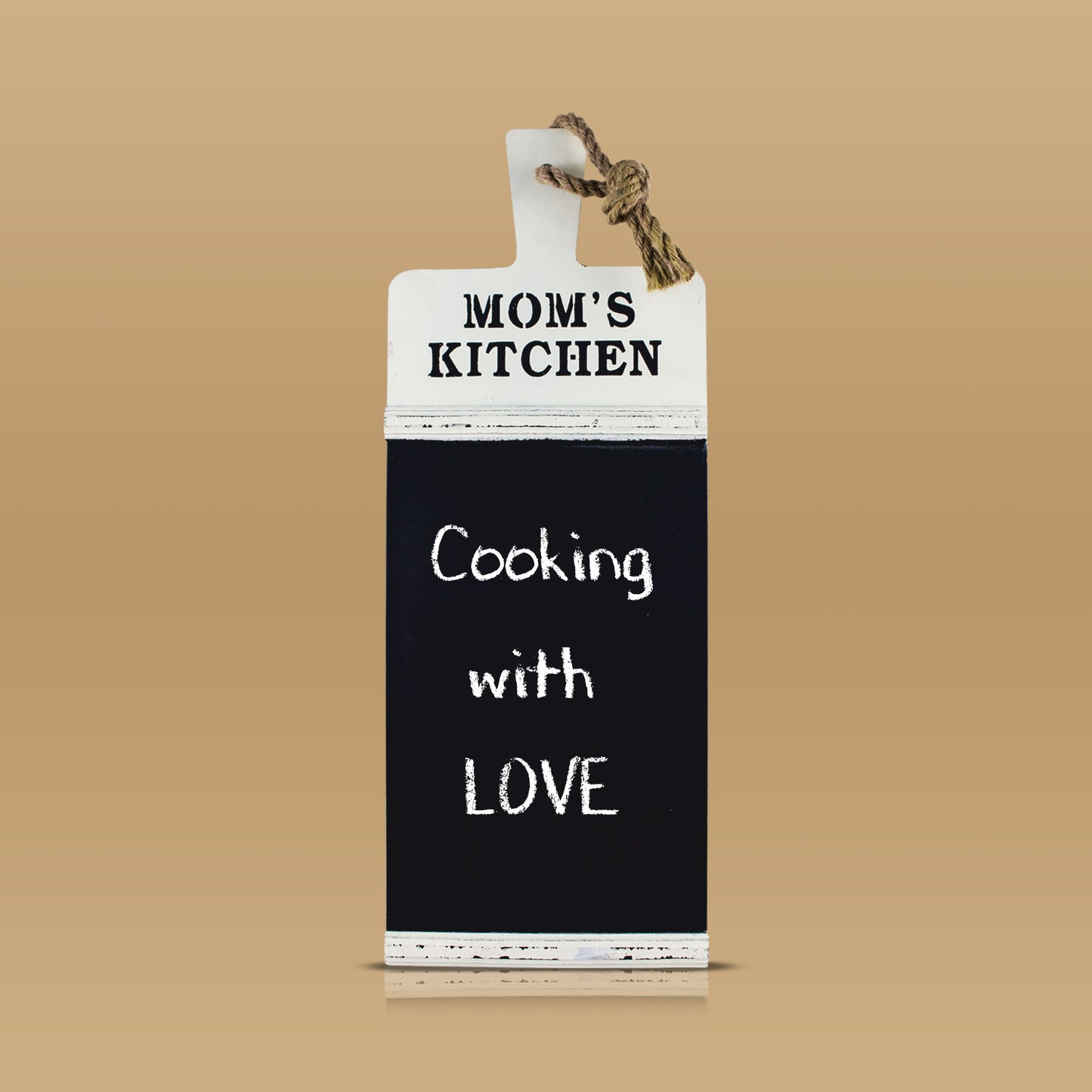 Mom's Kitchen Rustic Farmhouse Chalkboard Wall Message Board