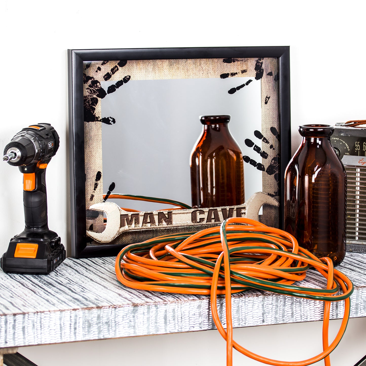 Man Cave Printed Mirror