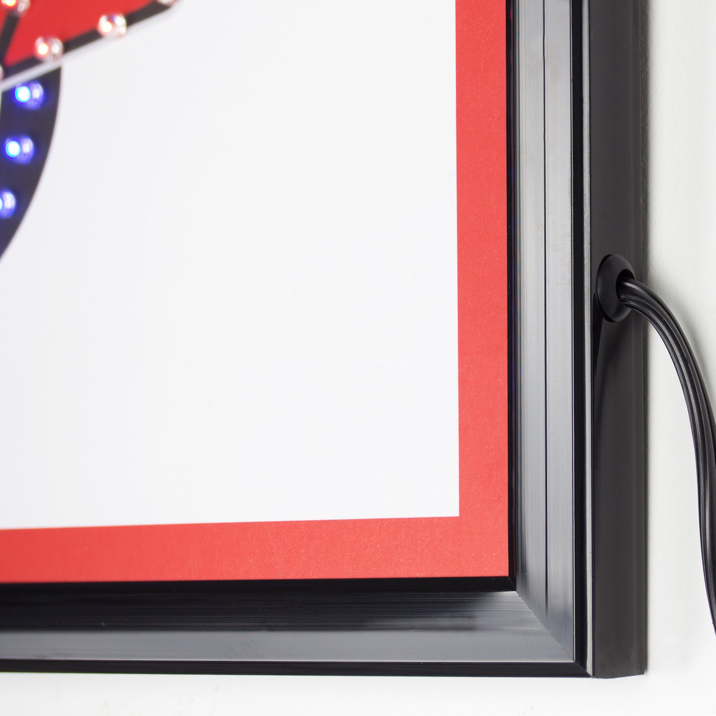 Chevrolet Corvette Logo Framed LED Sign