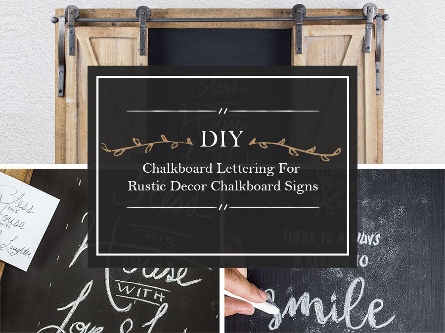 DIY Chalkboard Lettering for Rustic Decor Chalkboard Signs
