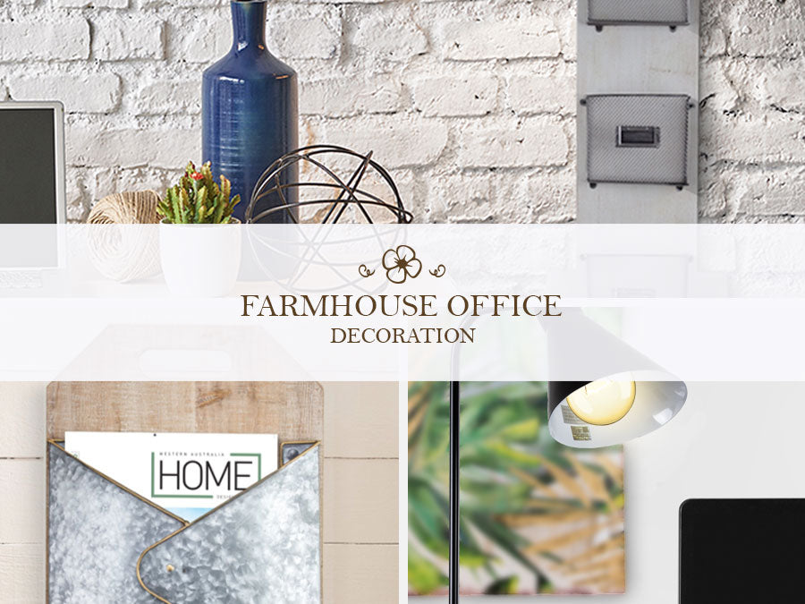 How to Decorate a Farmhouse Office You’ll Love to Work In