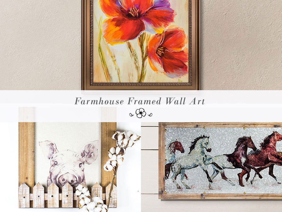 Farmhouse Framed Art: 4 Gorgeous Pieces and How to Hang Them