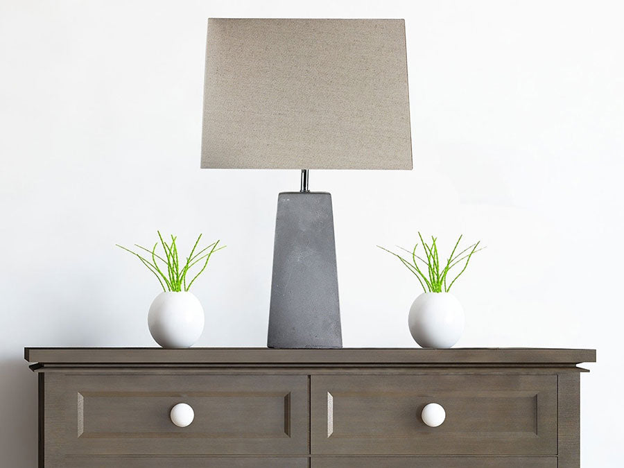 The Chic Cement Table Lamp That’s Perfect for Any Style