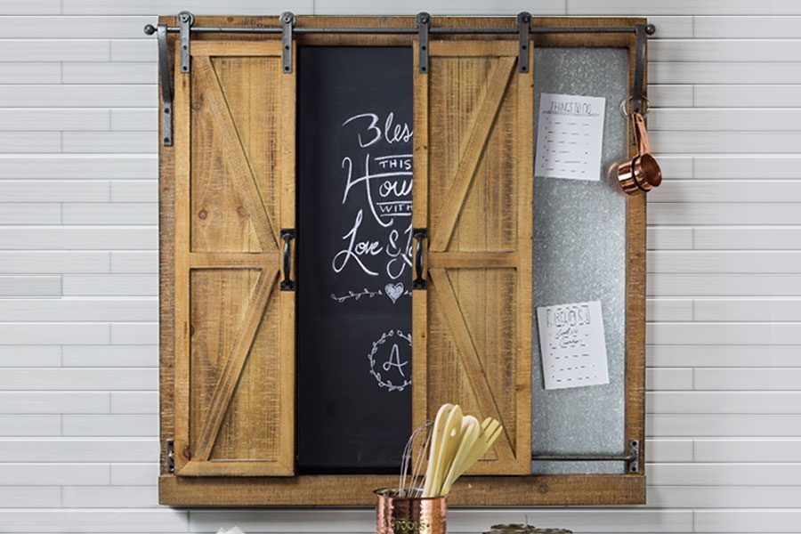 6 Practical Ways to Use a Farmhouse Barn Door Chalkboard in Your Home
