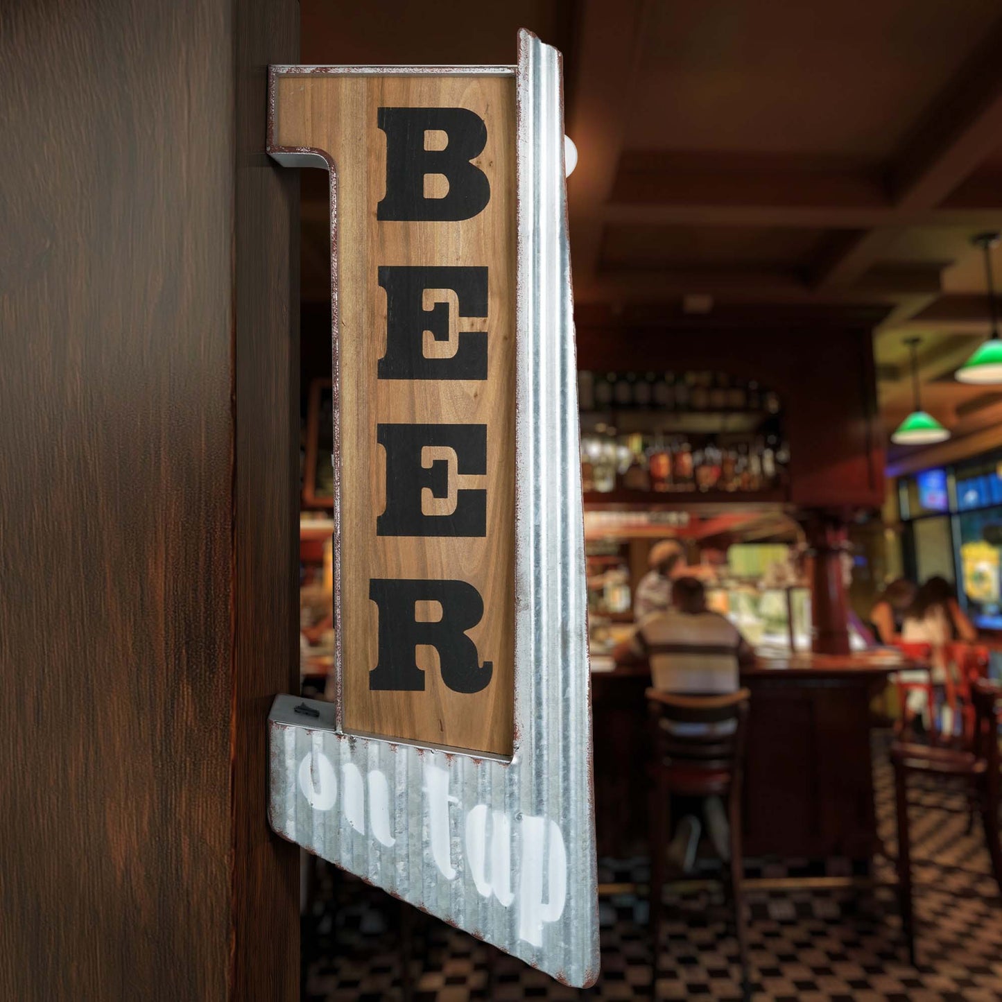 Beer on Tap Vintage LED Marquee Sign Wall Decor