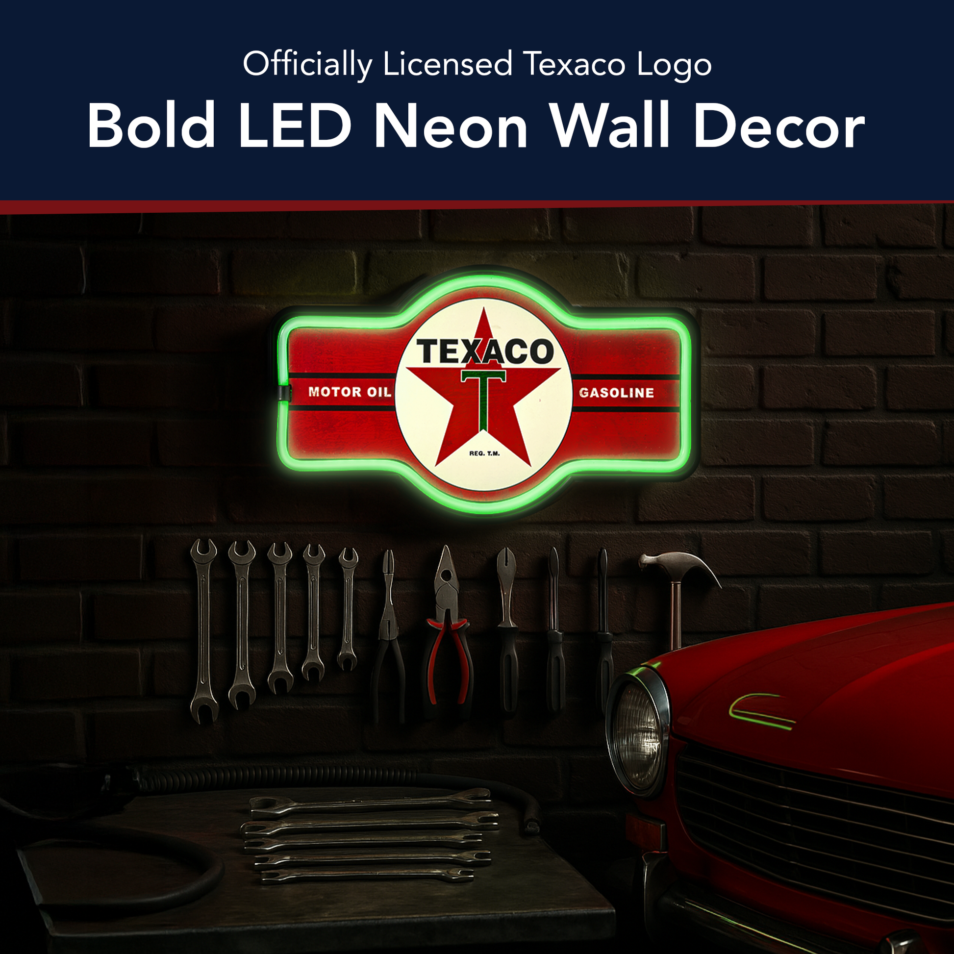 TEXACO Wall Light USA ガソリン 照明 Officially Licensed Vintage TEXACO Wall Light USA ガソリン 照明 Officially Licensed Vintage