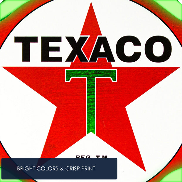 Officially Licensed Vintage Texaco LED Neon Light Up Sign (9.5” x 17.5”)