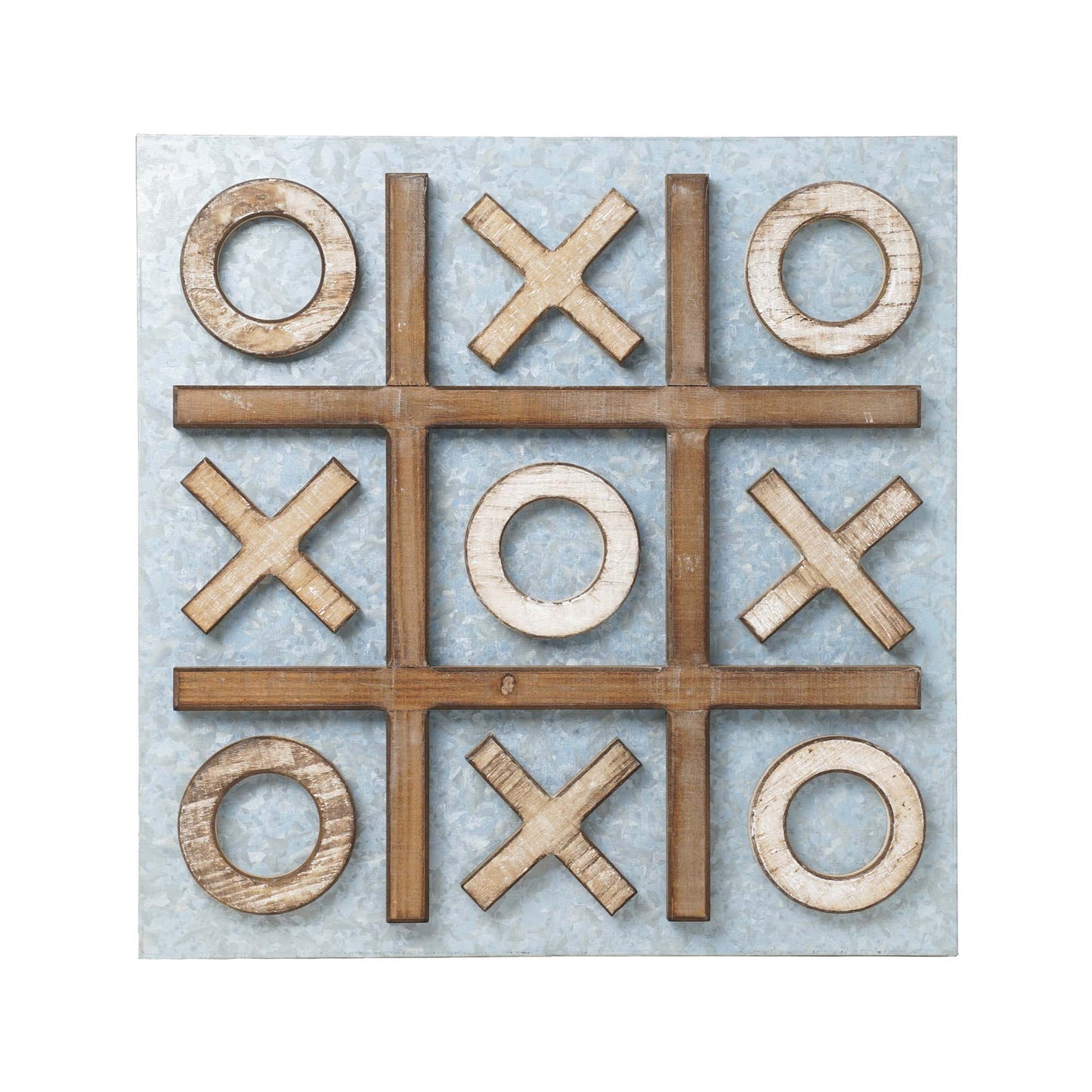 Magnetic Tic Tac Toe Wall Game & Message/Memo Board (15” x 15”)