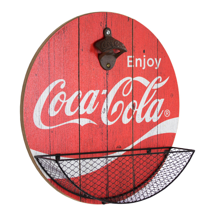 Coca Cola Bottle Opener & Cap Catcher