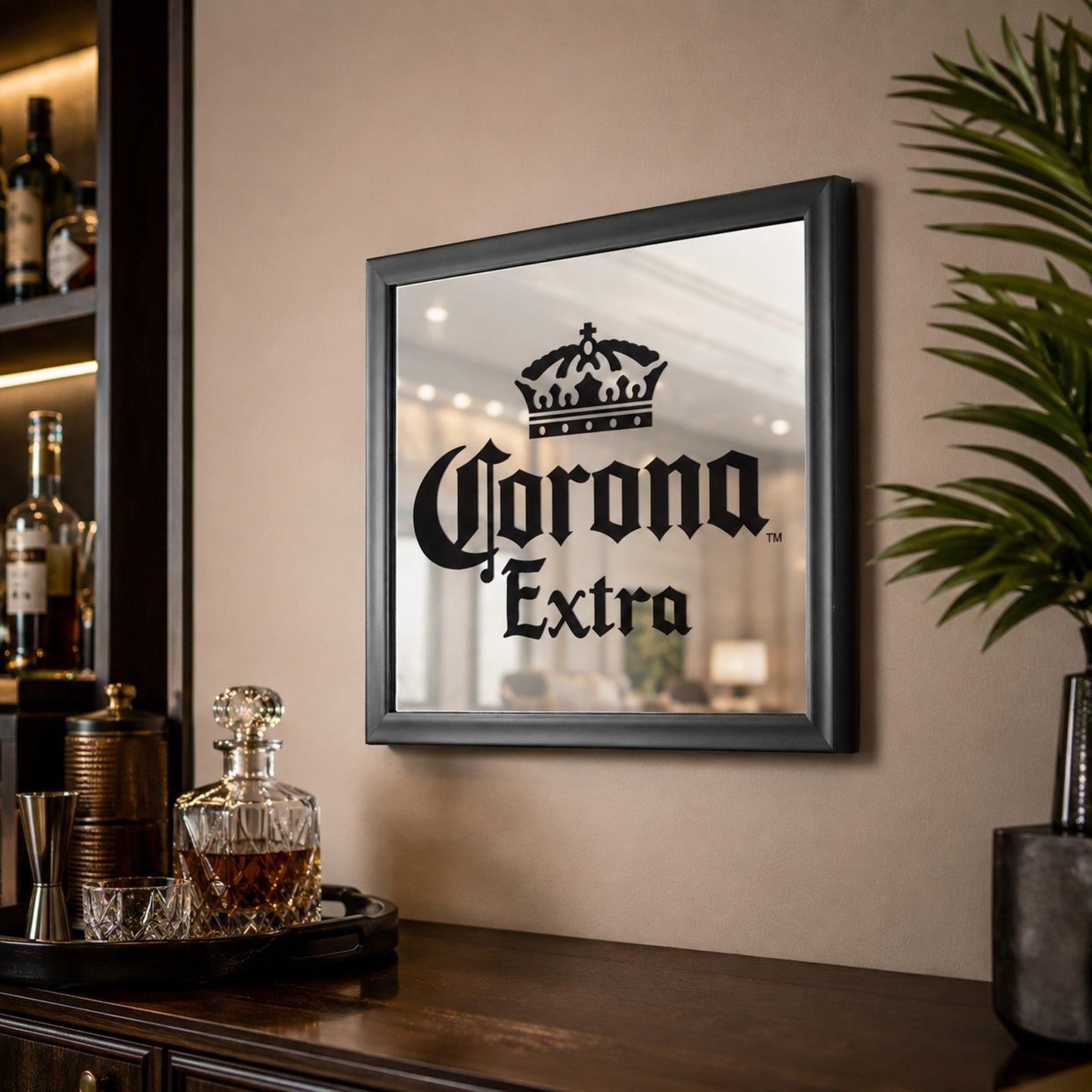 Corona Extra Printed Mirror Black