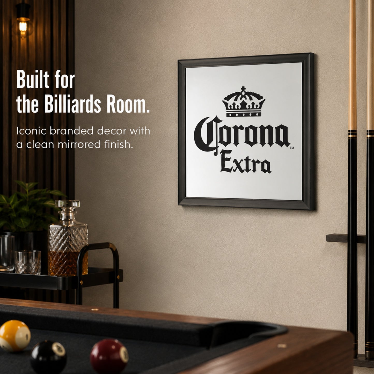 Corona Extra Printed Mirror Black